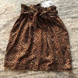 Leopard print Skirt h&m sz 2